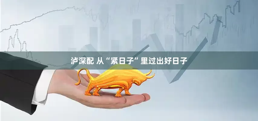 泸深配 从“紧日子”里过出好日子